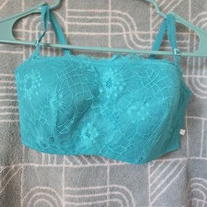 Victoria's Secret Turquoise Lace Bra